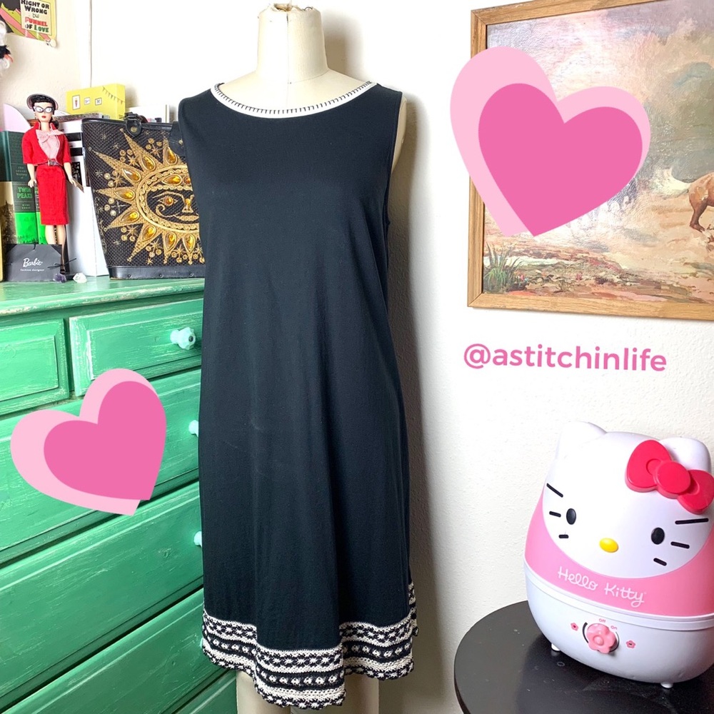 J. Jill A-Line Cotton Rayon Shift Dress